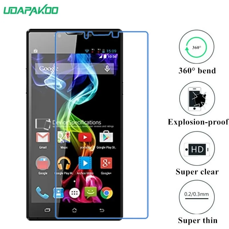 

clear Tempered soft glass film for Archos 40 power Diamond 2 Plus 55 platinum Nano Explosion-proof glass Screen Protector