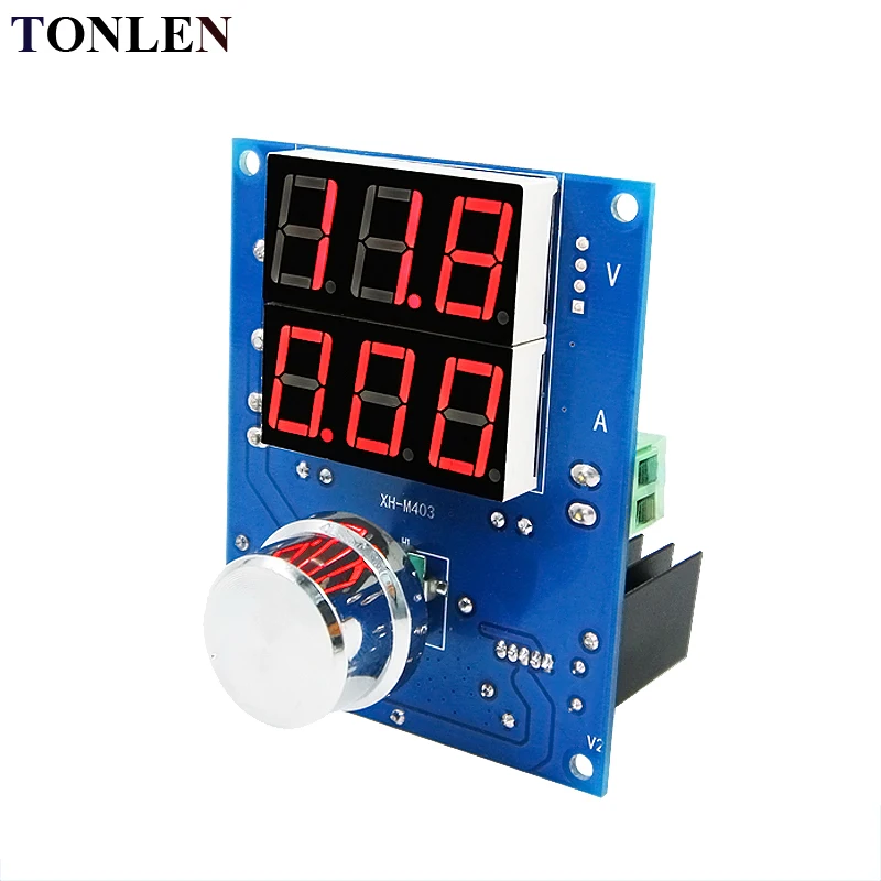 

TONLEN Digital Voltage Current Voltage Regulation Module Adjustable High Power 8A 200W Step-Down Module DC-DC Buck Module