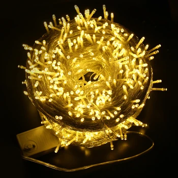

Holiday Led christmas lights outdoor 100M 50M 30M 10M led string lights decoration for party holiday wedding Garland