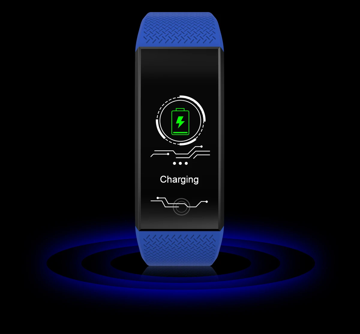 LYKL QW18 умный Браслет монитор сердечного ритма IP68 водонепроницаемый цветной экран фитнес-трекер часы для спорта на открытом воздухе браслет