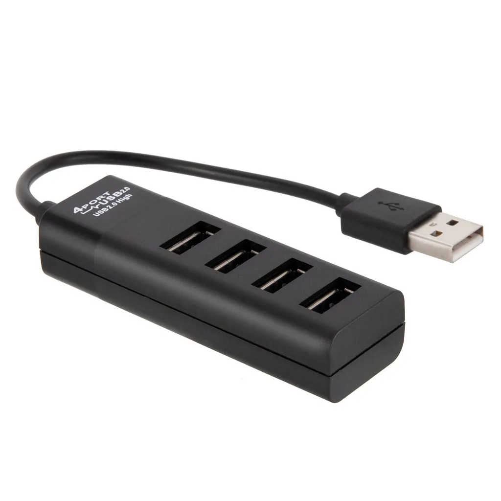 4 порта концентратор USB 2,0 зарядное устройство Портативный качественный адаптер для смартфона компьютера разветвитель маленький размер# BL1