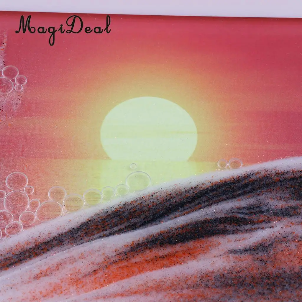 Floating Liquid Motion Timer Flowing Sand Drawing Psychedelic Starry Sky for Office Desk Tabletop Ornament Novelty Friends Gift
