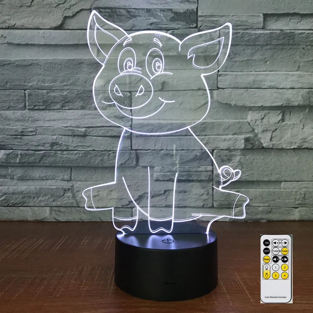 Asmarluxx Pig 3d lamp002