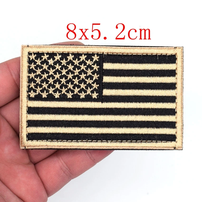 Вышивка патч флаг США Вышитый Флаг США армейский значок 3D тактический для поддержания боевого духа нашивки флаг США аппликация эмблем
