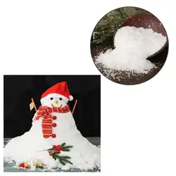 Рождественский снег порошок для детей играть игрушки Моделирование снежинки искусственный белый мгновение снег для рождественской