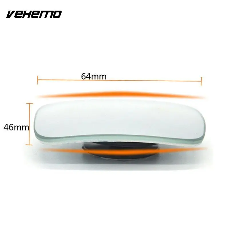 

Vehemo 1Pc Car Rearview Mirror Auxiliary Square Adjustable Blind Spot Car External Mirrors Accessories