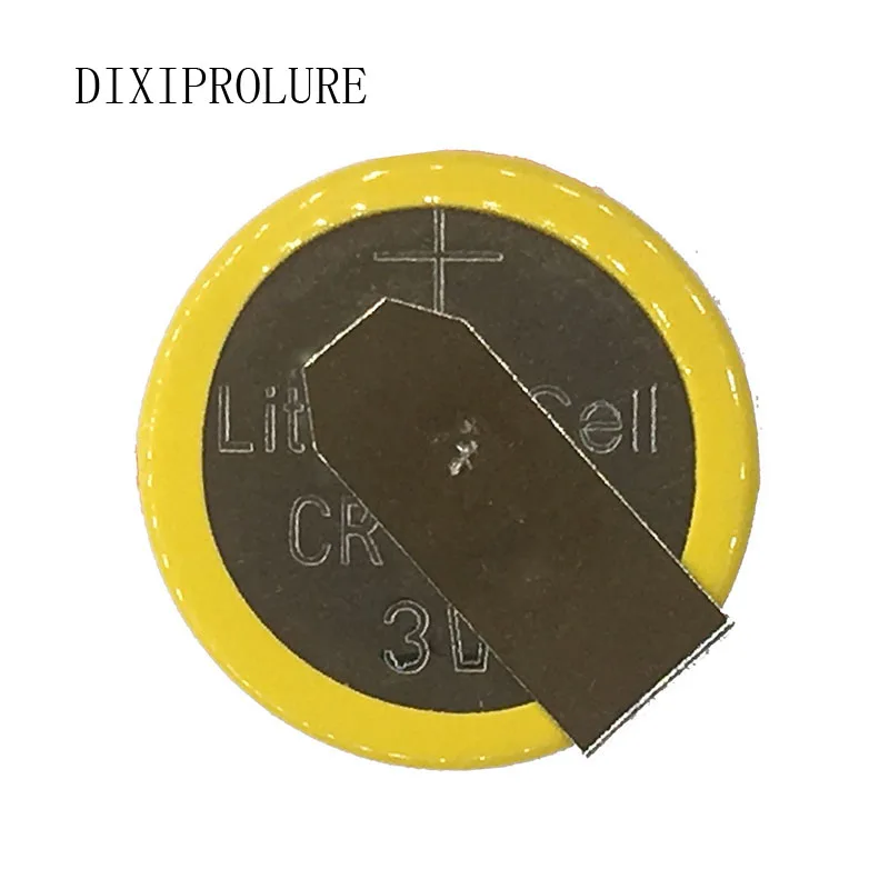 

10PCS/LOT CR1220 1220 With soldering foot Button Cell Battery lithium battery good quality