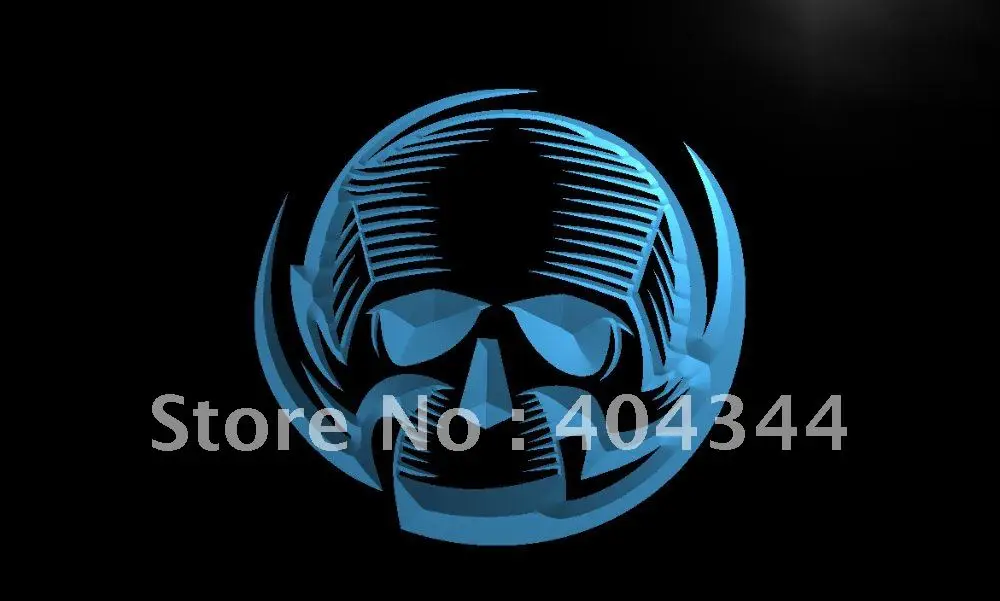 

LZ467- Decorative skull Bar Beer LED Neon Light Sign