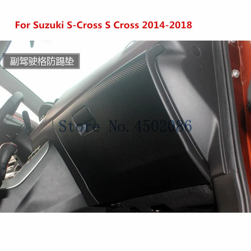 Автомобильный копилот коробка для хранения декоративная защита анти-удар кожа углеродное волокно форма для SUZUKI Vitara для Suzuki S-Cross