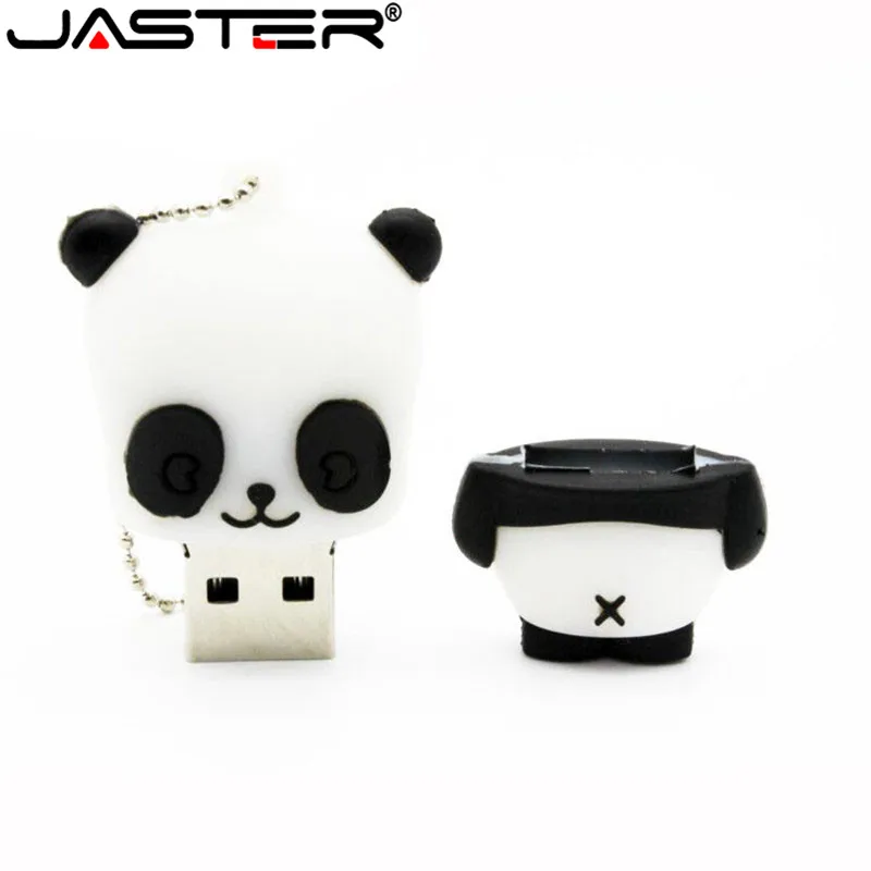 Бесплатная доставка Panda USB флеш накопители (белые) 100% полная емкость 4 ГБ 8 16 32 милые