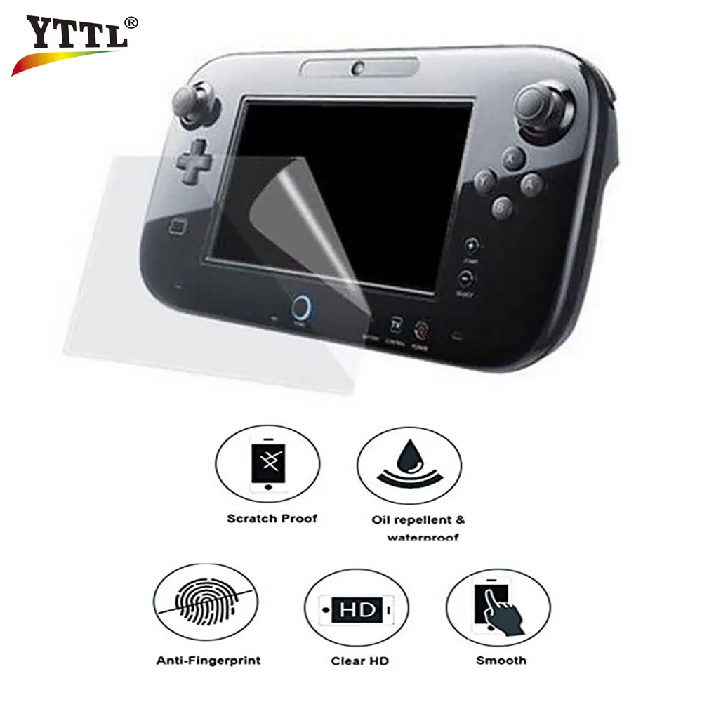 YTTL 2017 2pcs/lot Clear LCD Screen Protector Film Guard For Nintend