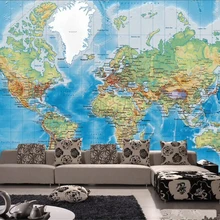 Beibehang персонализированные модные высококачественные обои 3D спутниковая съемка карта мира фон papel де parede 3d обои