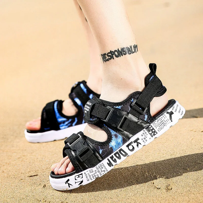 M-anxiu/2018 г. Летняя мужская повседневная обувь на резиновой подошве с нескользящей подошвой, новый дизайн, уличная спортивная дышащая модная