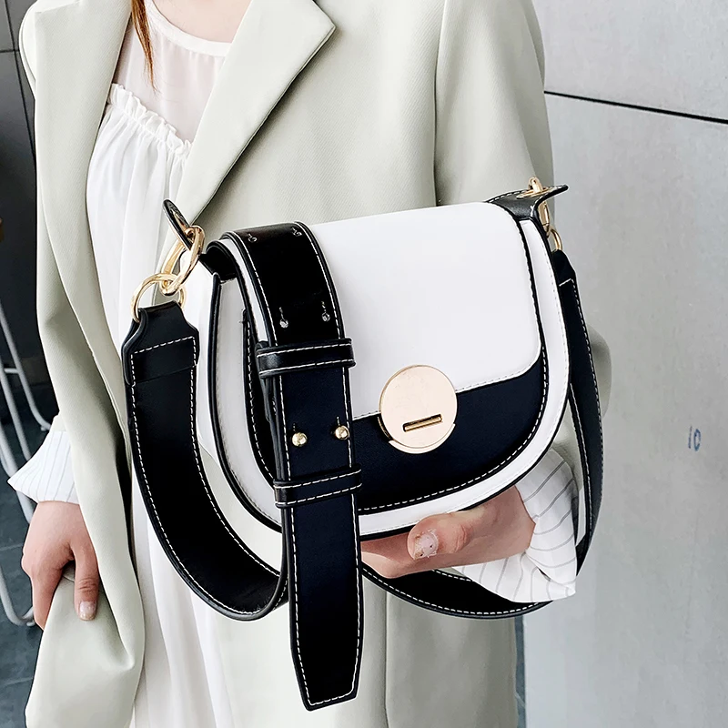 

Fashion Saddle Bags For Women Messenger Bags High Quality CrossBody PU Leather Mini Female Shoulder Bag Handbags Bolsas Feminina