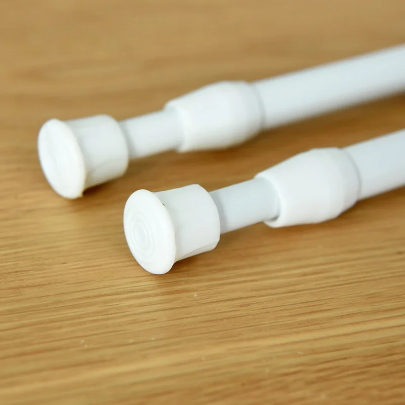 

Adjustable 40-70cm Round Shower/Wardrobe Curtain Hanging Rods Voile Extendable Sticks Household Telescopic Pole Loaded Hanger