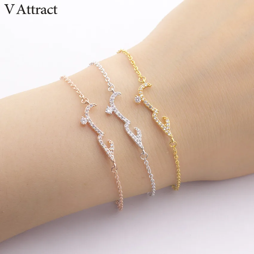

DIANSHANGKAITUOZHE Statement Jewelry Luxury Zircon Bracelet 2017 Women Vintage Love Statement Pulseira Anniversary Gift