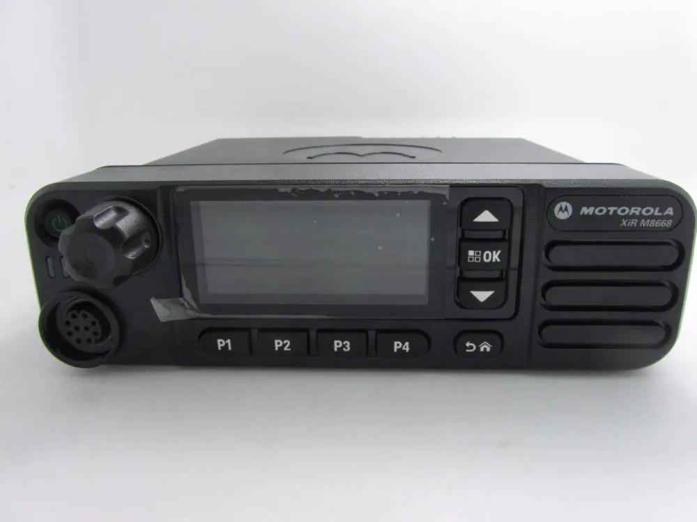 

Motorola 25 W/45W DMR Walkie talkie XIR M8668 UHF/VHF/350Mhz/U2 1-40W Mobile car radio with GPS 1000 Channals