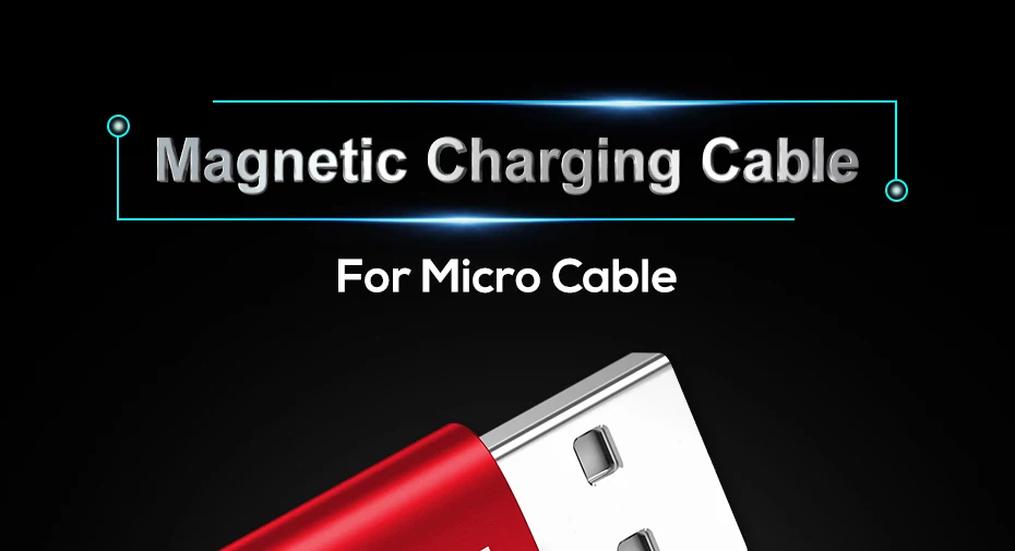 TOPK RLine-R светодиодный магнитный Micro USB кабель для Xiaomi Redmi Note 5 samsung Galaxy S7 кабели для мобильных телефонов магнитное зарядное устройство Microusb