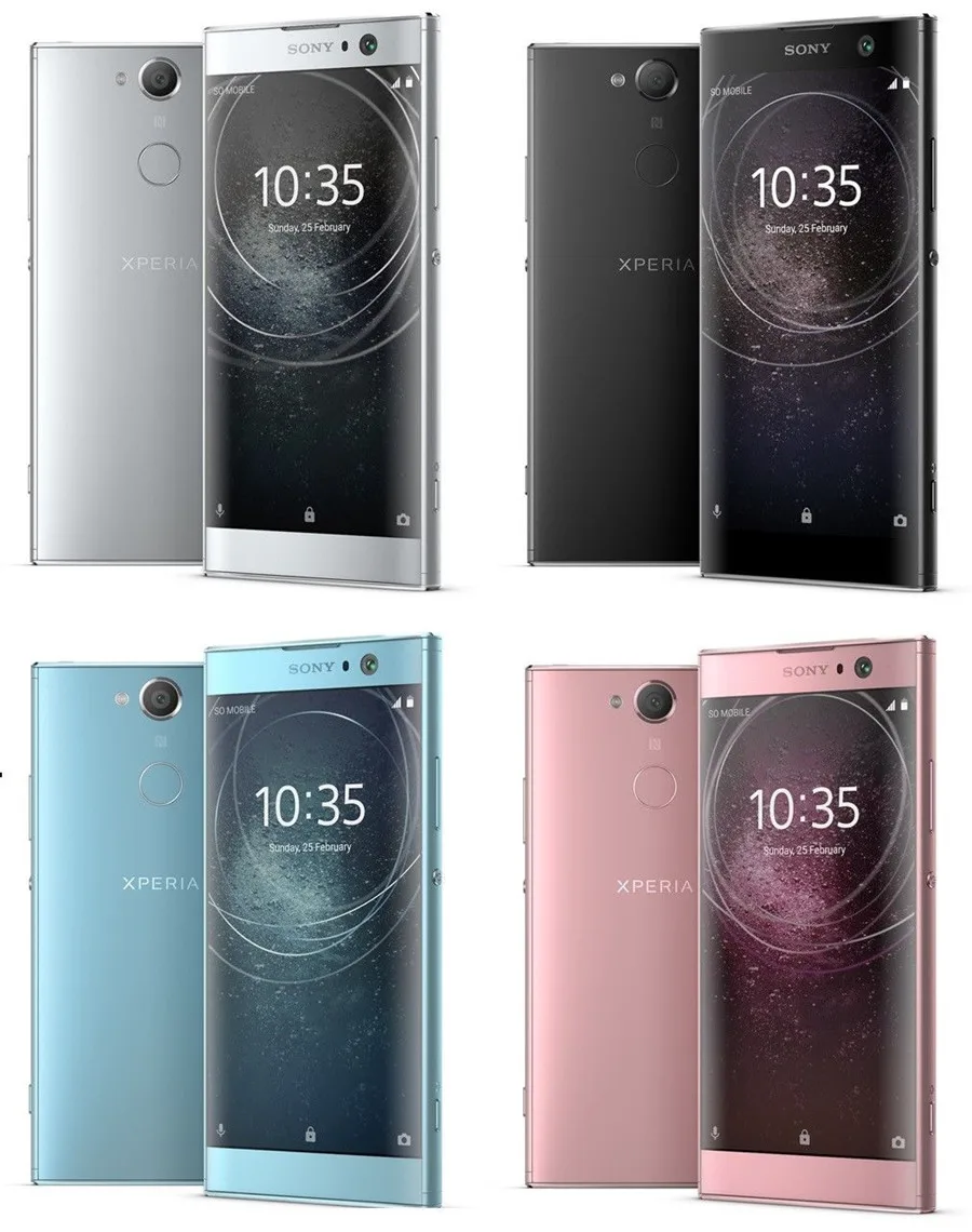 Sony Xperia XA2 Dual H4133 двойная sim LTE Android Восьмиядерный ОЗУ 3 Гб ПЗУ 32 Гб 5," 23MP и 8MP NFC отпечаток пальца мобильный телефон