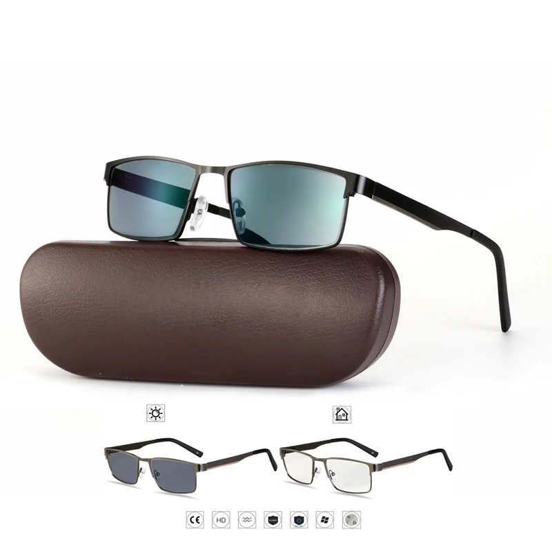 Лаура Фея мужские фотохромные очки для чтения солнцезащитные очки для чтения линзы UV400 Солнцезащитные очки анти-синий светильник очки для компьютера