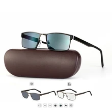 Лаура Фея мужские фотохромные очки для чтения солнцезащитные очки для чтения линзы UV400 Солнцезащитные очки анти-синий светильник очки для компьютера