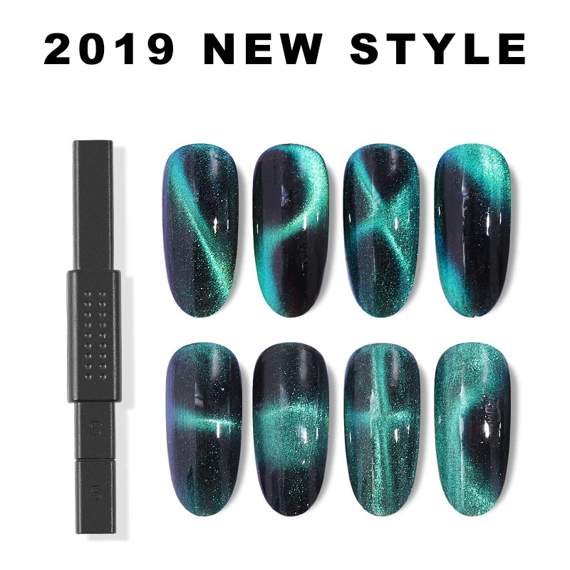 

New Style Black Double Head Strong Cat Eye Magnet Sticks Professional Cat Eye Effect Nail Tool 5 styles Cat Eye Magnet Stick LAM