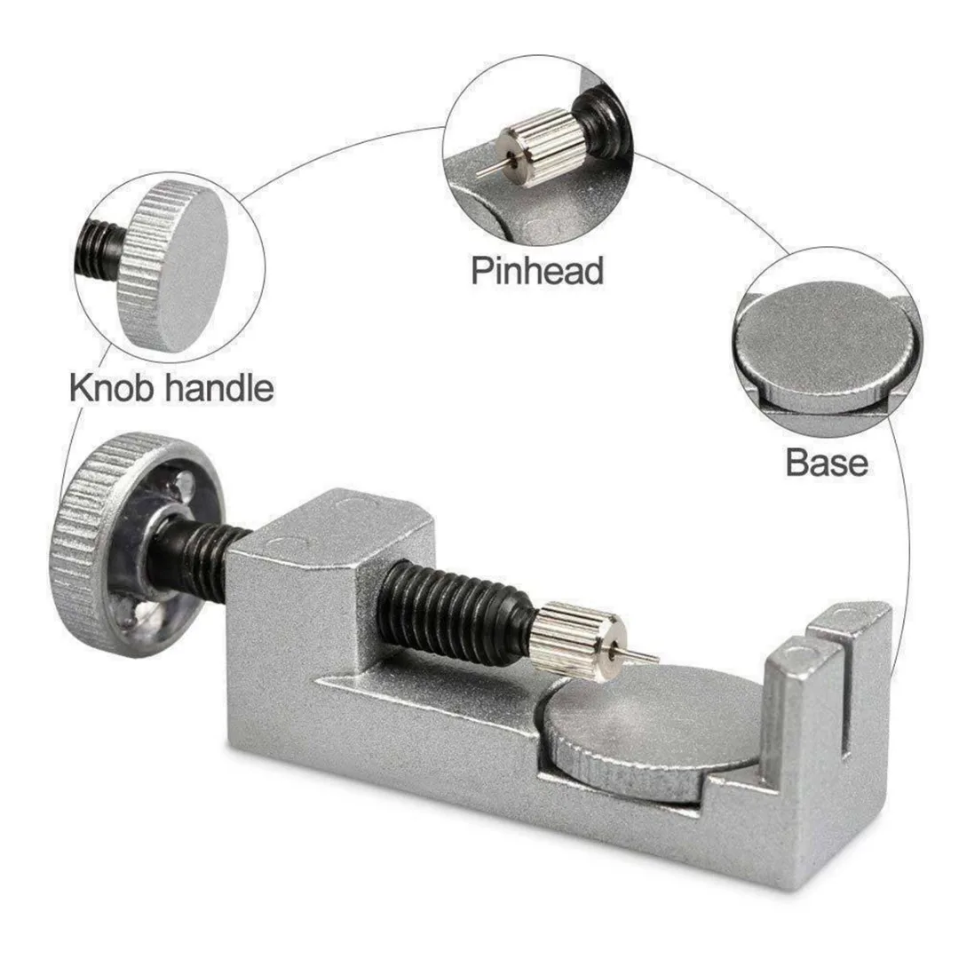 Watch Band Link Remover +Spring Bar Tool With 4 Extra Tips Metal Adjustable Watch Band Strap Bracelet Link Pin Remover Repair