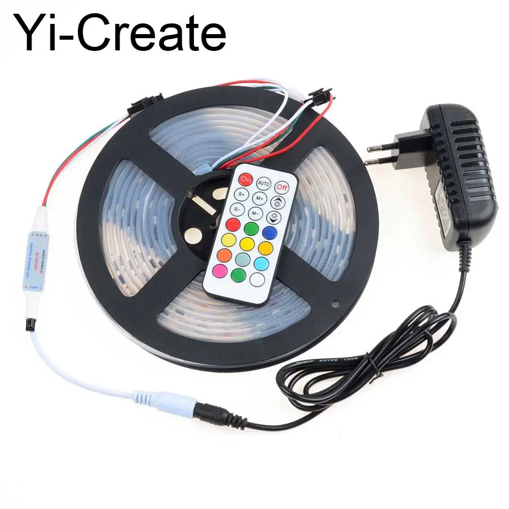 SMD5050 WS2811 RGB светодиодный гибкий свет прокладки dc12v 30 светодиодный/m 2811 ic Адресуемая