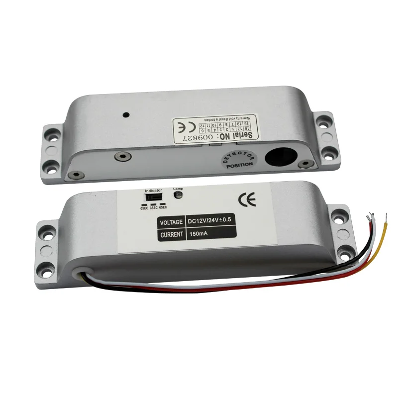bilder für 800 kg £ 5 Leitungselektroriegelschloss mit Türzustand erkennung Output Point und Timer Drop Riegelschloss Fail-sichere Elektrische schloss bilder für 800 kg £ 5 Leitungselektroriegelschloss mit Türzustand erkennung Output Point und Timer Drop Riegelschloss Fail-sichere Elektrische schloss