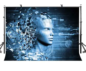 

150x220cm Technological Innovation Backdrop Technological Innovation Potential Risks Photography BackgroundPhoto Screen
