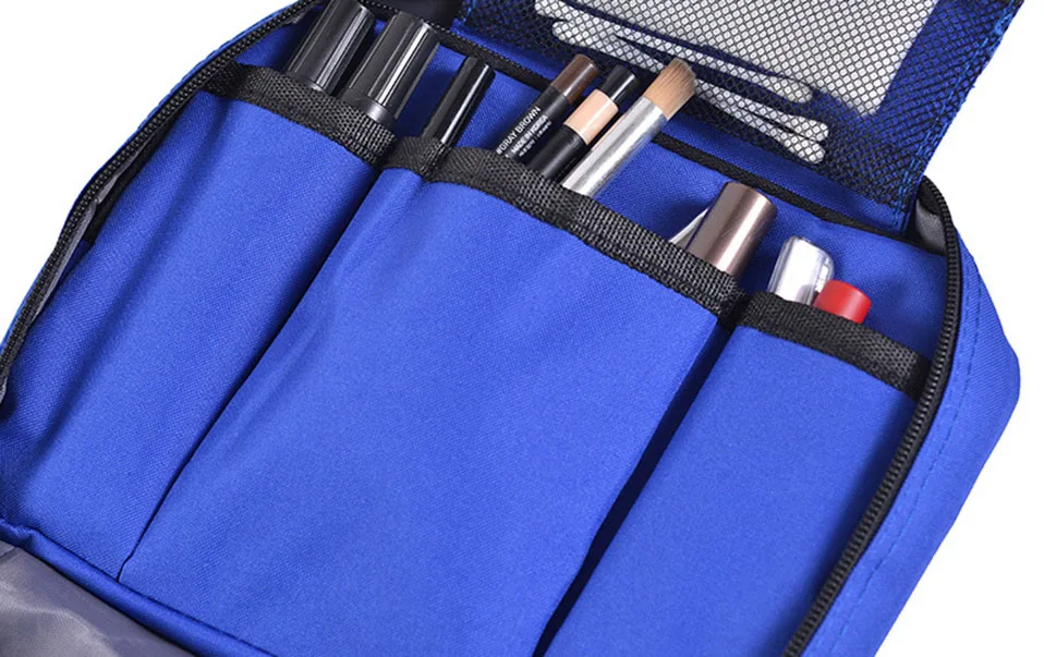 Hanging Travel Cosmetic Bag Women Zipper Make Up Bags Polyester High Capacity Makeup Case handbag Organizer Storage Wash Bag (9)