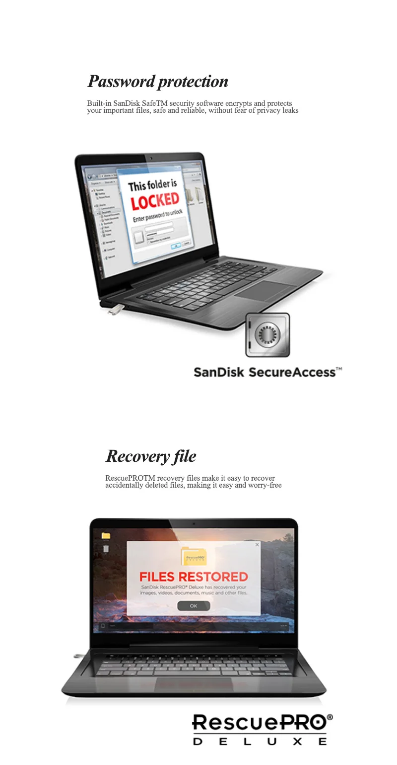 Sandisk флэш-накопитель USB 32 Гб 64 Гб 128 ГБ USB 3,1 3,0 Металлический Мини-накопитель Флешка карта памяти 16 Гб устройство U диск
