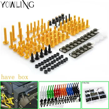 

Fairing bolts For HONDA VFR800 VFR 800 800F 1998 1999 2000 2001 98 99 00 2001 Body Fairing Bolt Screw Fastener Fixation Kit