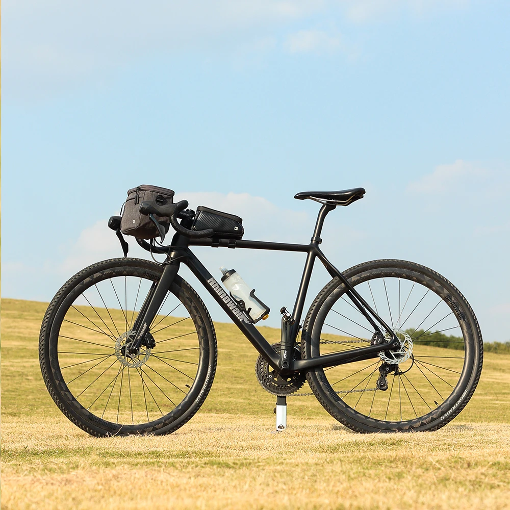 Discount Rhinowalk Waterproof Bicycle Bag Touch Screen Handlebar Front Tube Bag Multifunction Shoulder Bag for Phone Camera GPS Container 5