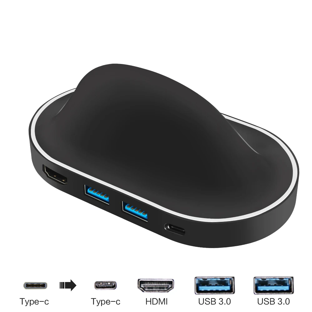 

USB 3.1 type-c to HDMI 1080P 4K 2*USB 3.0 1*TYPE C dex station for desktop experience 2 USB 3.0 for S8 S9+ mate10/pro+