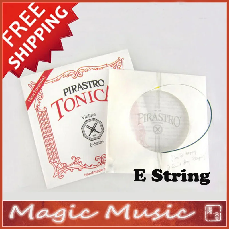 

Free shipping! Pirastro Tonica Violin E String Model 312721 Ball End 4/4 Made in Germany, 1 Piece Only E String 312721