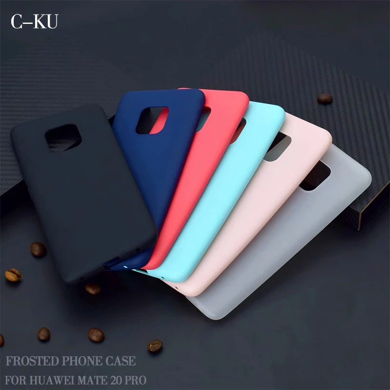 

Luxury Silicon Phone Case for Huawei Mate 20 Pro Lite Candy Color TPU Soft Clear Matte Cover Coque for Huawei Mate 9 10 Pro Lite