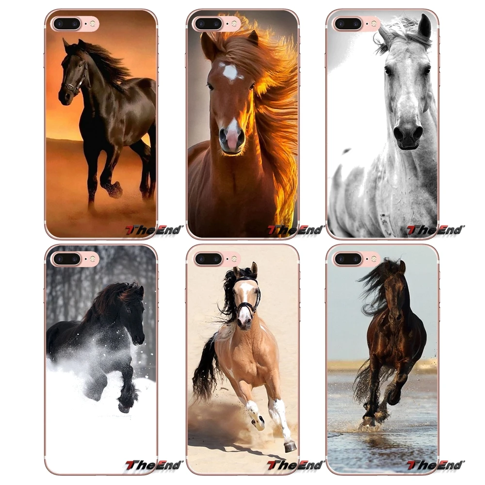 

Wild horses Running at sunset Silicone Case For Samsung Galaxy S9 Plus Note 8 One Plus oneplus 5T Meizu M5s LG V30 HTC U11 Capa