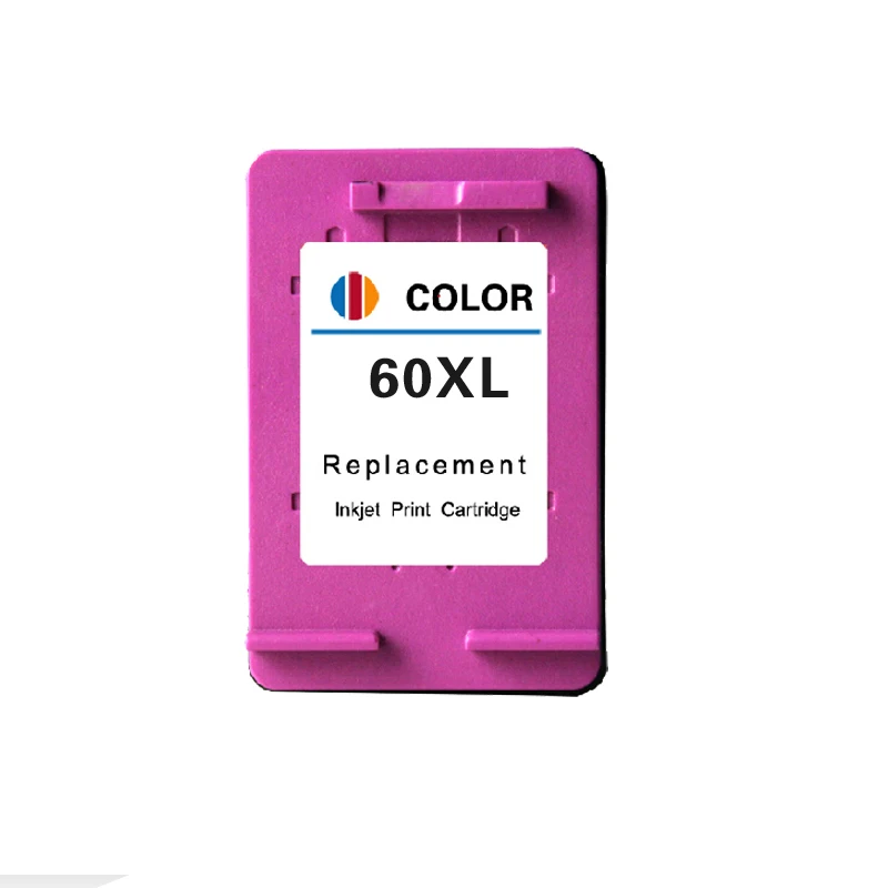 1PCS For HP 60 60 xl Ink Cartridge Tri Color For HP Deskjet C4680 C4635 C4640 C4650 C4740 C4750