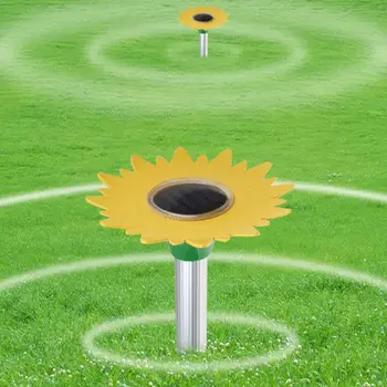 

Sunflower Ultrasonic Mice Mouse Repellent Snake Repeller Ant Pest Solar Power Rat Ants Garden Pests Outdoor