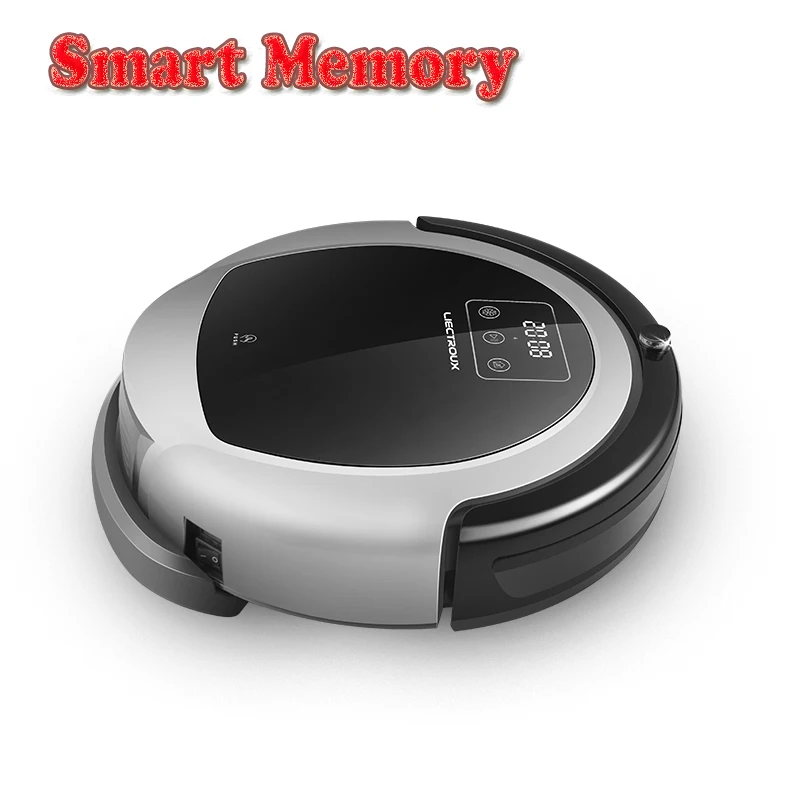 LIECTROUX Robot Vacuum Cleaner B6009 2D Map Gyroscope Navigation with Memory Strong Suction Dual UV Lamp