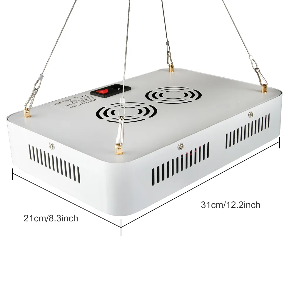 1000 Вт светодио дный Grow Up свет полный спектр лампа для выращивания двойной чип полный спектр внутреннего Вег цветочных растений светодио