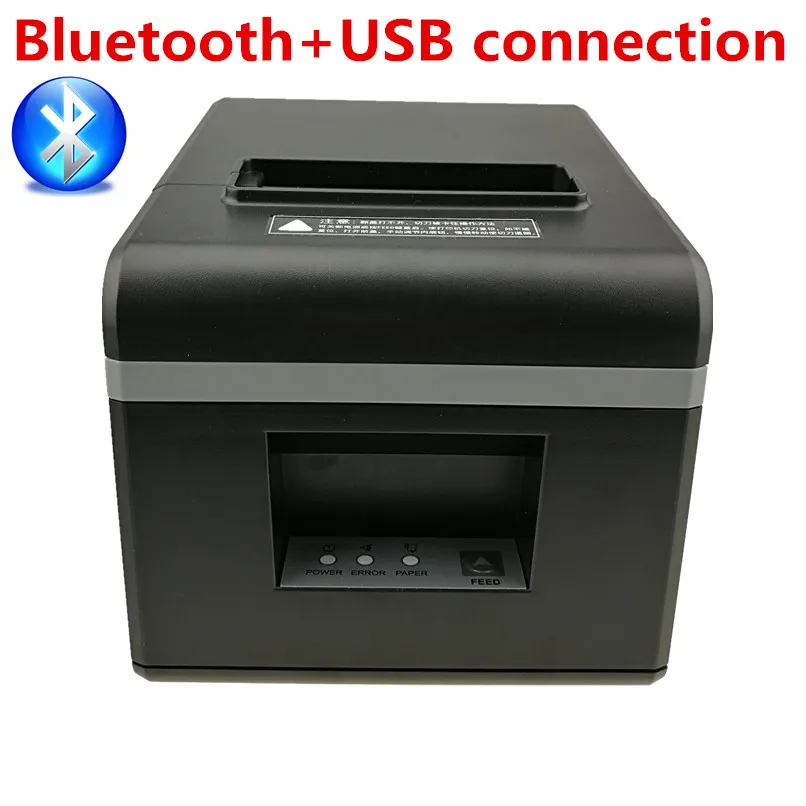 80 мм термальные принтеры POS Билл принтер кухня Bluetooth принтер с автоматический резак стильный внешний вид