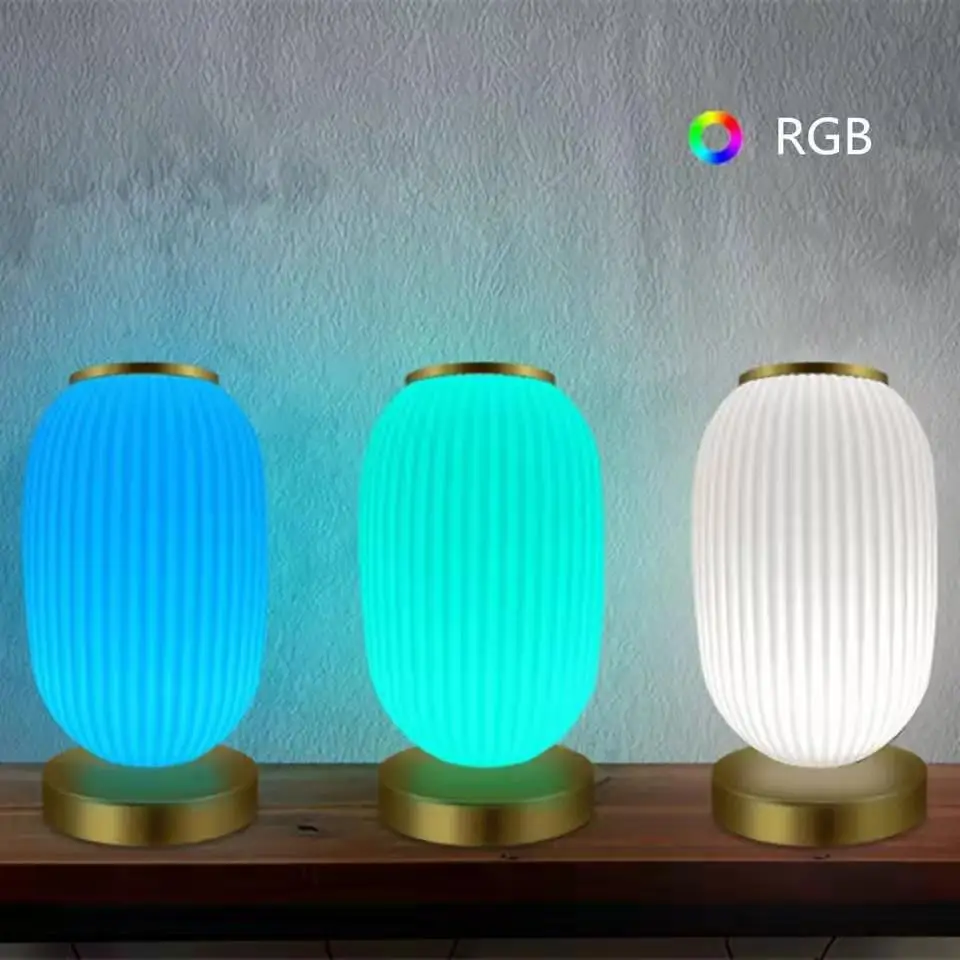 Boaz Tuya 3D принт смарт WiFi настольная лампа Alexa Google Home Красочный светодиодный прикроватный ночник Голосовое управление смартфон приложение управление