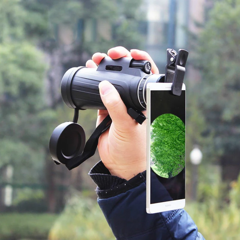 Portable Telescope 10X52 HD Mobile Phone Photography Monocular Low Light Level Night Vision For Hunting | Инструменты
