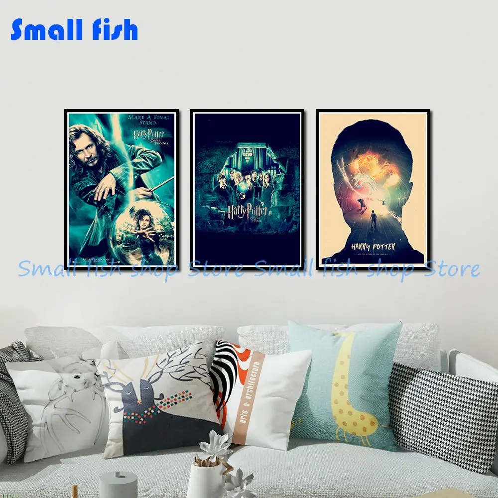 

Harry Potter and the Order of the Phoenix Vintage Retro Decorative Frame Poster Wall Posters Home Decor Gift 42*30 cm