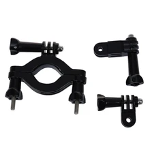 Bicicleta Guidão Espigão Pólo Bar Mount + 3 Way Pivot Arm para GoPro Hero 2 3