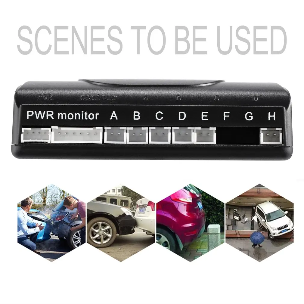

Car Styling Wireless Intelligent Reverse Backup Auto Parking Radar Monitor Detector System with 2 Cameras 6 Sensors Voice Prompt