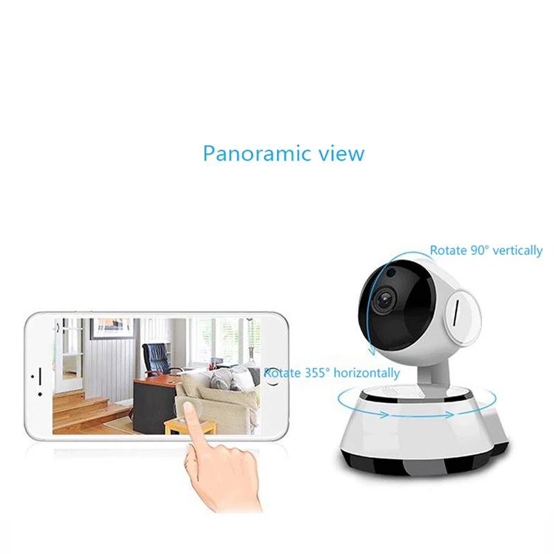Home Wireless Security Camera IP Camera Smart WiFi Camera WI-FI Audio Record Surveillance 1080P Night Vision Baby Monitor Cam
