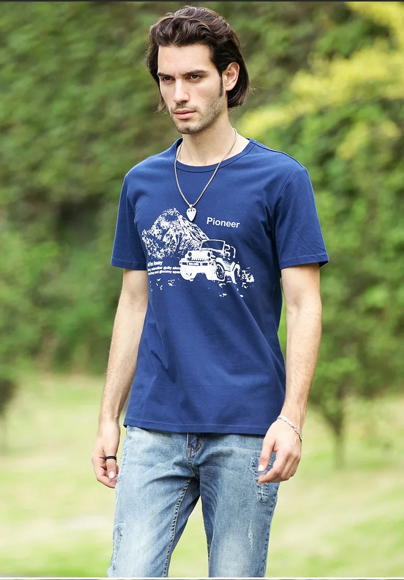 Pioneer Camp vogue Мужская футболка с коротким рукавом Повседневная мужская футболка белая серая белая темно-синяя футболка для мужчин 405033A